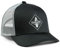 Soulbuddy Trucker Cap Kinder – Unisex Kinderkappe – Schirmmütze für Jungen & Mädchen – Trendiger Sonnenhut für Outdoor & Freizeit Schwarz-Grau – Größe S