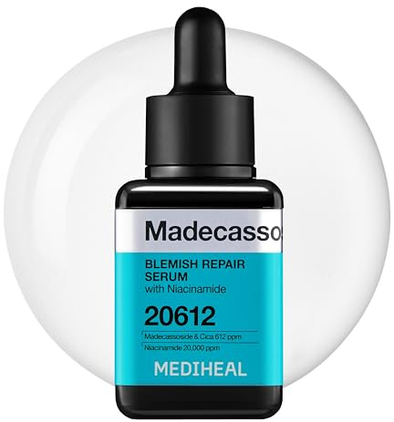 MEDIHEAL Serum - Madecassoside Repair Blemish Care, Fades Pigmentation And Freckles & Skin Soothing & Hydration With Centella Asiatica, Niacinamide 1.35 Fl.Oz