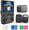 R40 Max Handheld Game Console, 128G TF Card 2W+ Games Open Source Linux System 30+ Emulators 4000mAh Battery Handheld Emulator Console, 3.5 Inch IPS Screen Handheld Console
