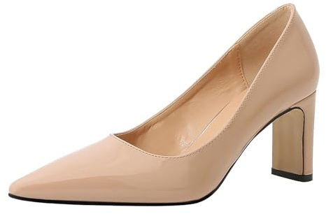 Generisch Pumps Damen Lacklederschuhe High Heels Hochzeitsschuhe Damenschuhe Elegant Und Bequem Kleid Schuhe Mary Jane Schuhe Brautschuhe Absatzschuhe Spitzenschuhe Abendschuhe Halbschuhe Anzugschuhe