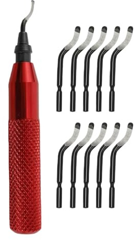 Herramienta De Desbarbado: Accesorios Ergonómicos Para Biselar Con Cortadores De Desbarbado | Recorte De Bordes De Tuberías De Precisión Para Tuberías De Cobre | Ideal Para Principiantes Trabajo De Br