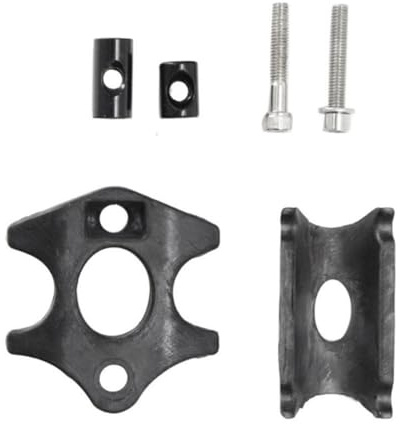 Tsudoku Accesorios de Cubierta de Base de Sujeción de Tija de Sillín de Fibra de Carbono Tapa Superior de Tija de Sillín de Bicicleta de Montaña y Carretera para Tija de Sillín Trasera