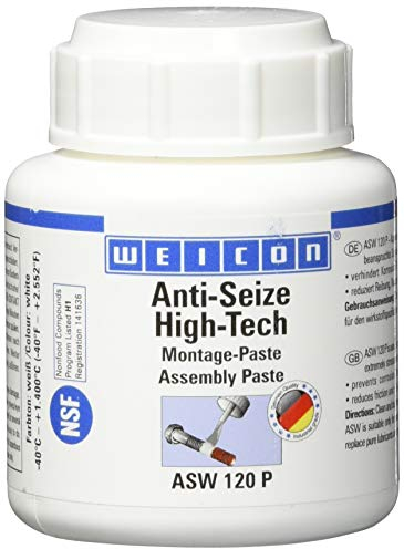 Weicon 26100012 Pâte de montage Anti Anti-Seize ASW 120 P , 120 g