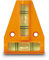 ProPlus 341214 Kreuzwasserwaage Wasserwaage Pyramide zum Ausrichten Wohnmobil Wohnwagen