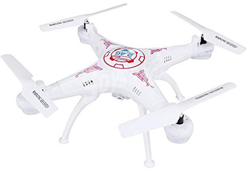 DRON NK DR3520-WCA - 3 Velocidades, Radriofrecuencia, Cámara Integrada, Autonomía 7-8 mins, Modo Suspensión, Modo Retorno, Control Remoto 2.4 GHz, Incluye Gafas VR Box Smartphone, White