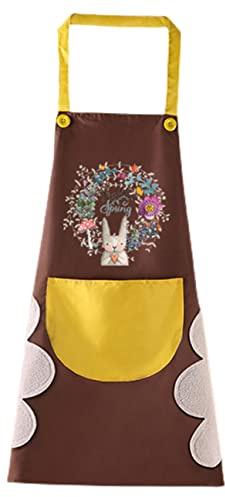 FAIRYGATE Cooking Apron BBQ Apron Adjustable Chef with Pocket Kitchen Cooking for Women Men Home Baking Gardening Craft Restaurant Work Aprons for Men Butchers A1815