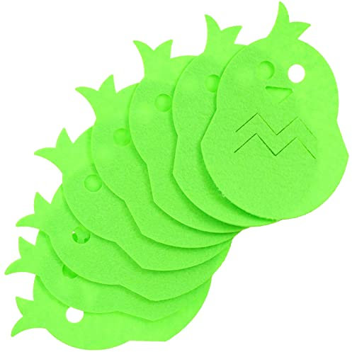 ABOOFAN 8pcs Easter Chick Shaped Cutlery Holder Fork Knife Bag for Dinning Table Decor Adorable Cutlery Storage Bags for Boys and Girls Party