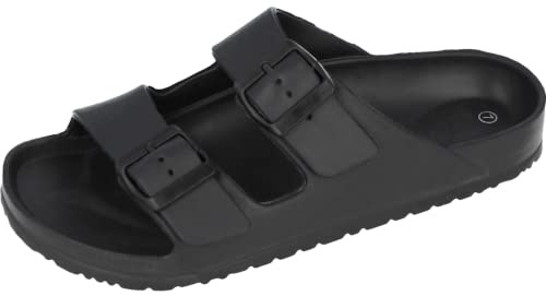 Yinka Shoes Mens Double Buckle EVA Sandals