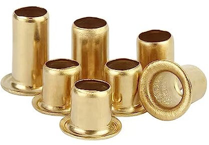 Lot de 200 rivets creux en cuivre M3,5 x 6 mm