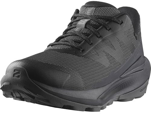 Salomon Elixir Tour wasserdichte Damen Wanderschuhe, Optimaler Komfort, Angenehmes Laufgefühl, Wetterfest, Black, 43 1/3