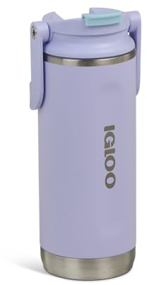IGLOO Tumbler 16 Edelstahl Thermoflasche 450 ml – Auslaufsichere Trinkflasche für Sport, Outdoor & Alltag – Doppelwandige Isolierflasche hält Getränke lange kalt oder heiß – Robuster Begleiter