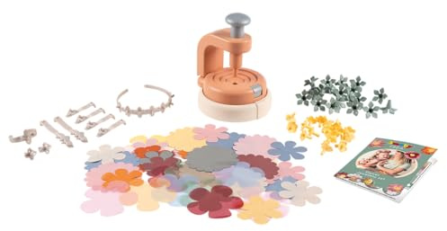 Smoby Crea - blomstersmyckesset - manuell aktivitet - smyckesskapande - många tillbehör - Från 3 år - Fransk fabricatio