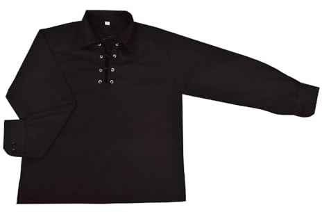 Tartancity Kids Jaobite Ghillie Shirt | Traditional Highland Scottish Shirt for Boys & Girls | Long Sleeve Cotton| Ages 1–12
