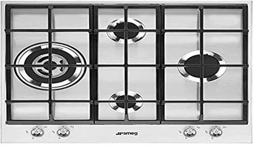 SMEG Gaskochfeld NOWA LINEA - PX164L, Edelstahlfarben