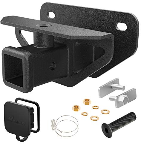 Nilight Receptor de Enganche de Remolque Trasero de 2 Pulgadas, Clase 3, Enganche de Remolque y Kit de Cubierta, se Adapta a Dodge Ram 1500 2003-2018 y Ram 2500/3500 2003-2013, Combo de Remolque con