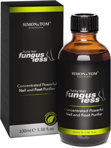 FungusLess Nagel- och Fotrenare - Rena, Skydda och Förnya Dina Fötter - Förebygg Bakterier, Fotsvamp och Svampinfektioner