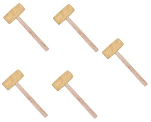 Uonlytech 5St Lederhammer Zimmermannswerkzeuge Lederwerkzeuge Hämmer hammer hammer Holzhammer Holzbearbeitung Holzbearbeitungswerkzeuge groß kleiner Holzhammer Meißelhammer Lederwaren