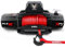 X-BULL Elektrische Winde - Durchzugskraft 14500lbs (6575kg) - Elektrische Seilwinde - Motorwinde Seilzug - für Pflüge, UTV, ATV, Quad, Offroad - 55,5 x 12,4 x 26,4 cm - 12V, Schwarz