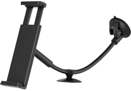 BIUDECO Support Téléphone Tablette Voiture Bras Long avec Ventouse Stable Socle Robuste Antichute pour Smartphone et Tablette Accessoire Auto Pratique pour Conducteurs