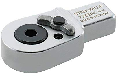 Stahlwille 725B Bit-Einsteckknarren Große 4, 1/4 Zoll für Werkzeugaufnahme, 9 x 12 mm, 58255004