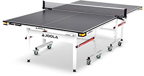 JOOLA Rally TL Professional MDF Indoor Ping Pong Table w/Quick Clamp Table Tennis Net & Post Set - 10 Minute Easy Assembly - Corner Ball Holders - Tournament Quality - Includes Playback Mode