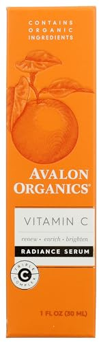 Avalon Organics Radiance Serum with Vitamin C, 1 Oz