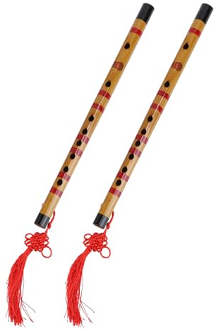 Milisten Bamboo Flute Handmade Traditional Chinese Musical Instrument for Beginners