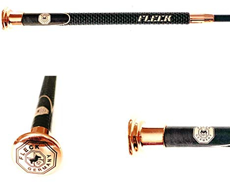 Fleck - Dressurgerte Gerte Reitgerte Carbon Ultraleicht (120 cm, Rose Gold)