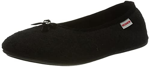 GIESSWEIN Hohenau, Pantoffeln Damen, Schwarz 022 , 39 EU