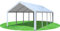 Stabilezelte Partyzelt 4x8m Modular Pro PE ohne Seitenteile