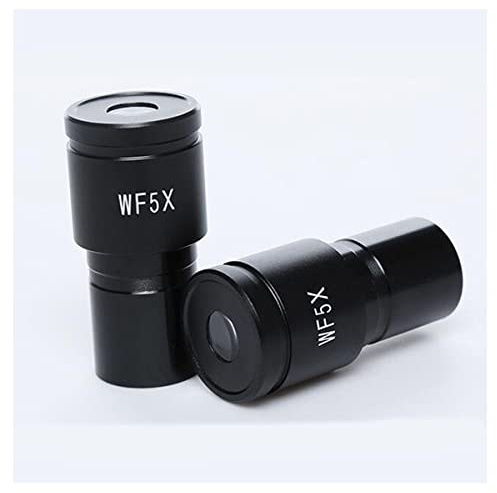Kit di accessori per microscopio 2pcs WF5X / 2 0mm Accessori for microscopio biologico Vetrini per microscopio