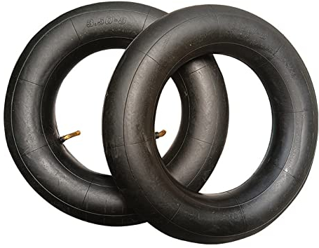 2 x Schlauch für Schubkarrenrad 3.50-8 Ersatzschlauch für Luftrad mit TR-87 Winkelventil Innenschlauch Schubkarre
