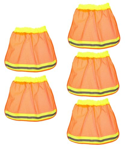 jojofuny Cubierta De Casco De Seguridad con Visera Y Escudo Solar para Cuello Transpirable Ligero Alta Visibilidad Accesorio para Casco De Trabajo Al Aire Libre 17.32X12.59X0.59In