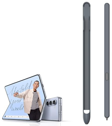 BaiFu S Pen Replacement for Galaxy Z Fold 6 Stylus Pens, Input pen for Fold6/Fold4/Fold3, Galaxy Z Fold5 S-Pen Fold Edition + S Pen Slot-Grey-A