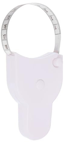 Suiyeejan Ruban à Mesurer Corporel Souple 150 cm - Pour Couture, Tour de Taille, Hanche et Bras (Blanc, 1 Pièce)