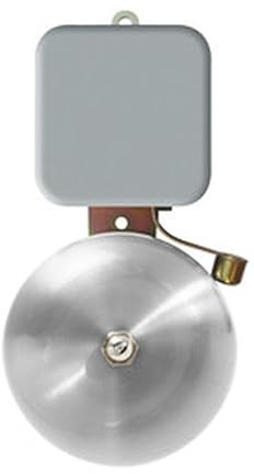 Timbre industrial, 20W, 98dB, ideal para alertas sonoras en entornos ruidosos y lugares de trabajo.