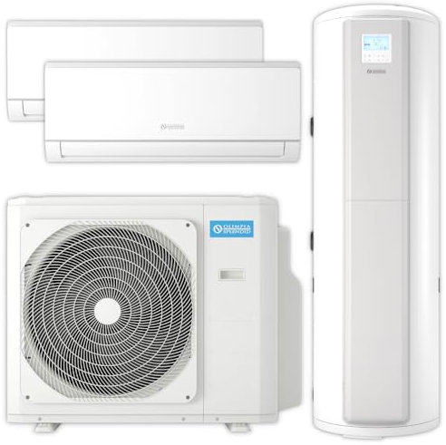 OLIMPIA SPLENDID Multisplit Klimaanlage | Nexya All-In-One | 2x2,6kW |Warmwasser
