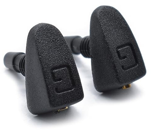 2 boquillas de aspersor para parabrisas automático, comprobación de accesorios de limpiaparabrisas de coche, piezas exteriores del vehículo, boquilla de repuesto para limpiaparabrisas