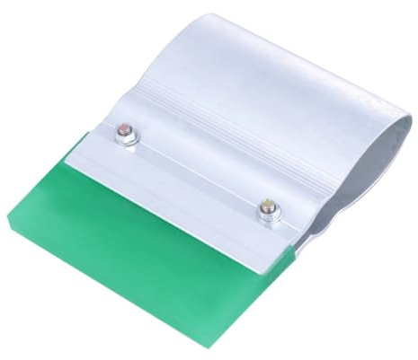 SOESFOUFU Raschietto di Gomma Spatola Raschietto Argento per Serigrafia Lama Sottile e Resistente Colore Casuale per Applicazioni su Piastre e Stampa Manuale