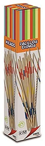 Cayro – Klassisches Mikado-Spiel – 26 Holzstäbchen – Brettspiel zum Spielen mit der Familie – für alle Altersgruppen – Konzentration und Geschicklichkeit – für mehr als 2 Spieler