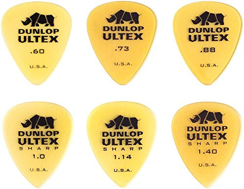 Jim Dunlop Ultex variety plektrum 6-pack