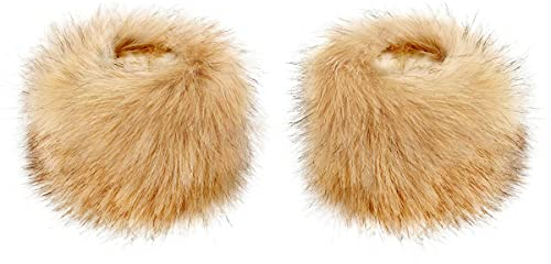 SwirlColor Pulswärmer Fell Pelz Pulswärmer Frauen Weiche Faux Pelzmanschetten Wrist Band Ringmanschetten Wärmer Für Frauen