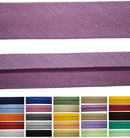 Roban Fashion Baumwoll Schrägband 30mm breit Textilband Blende in 24 Farben