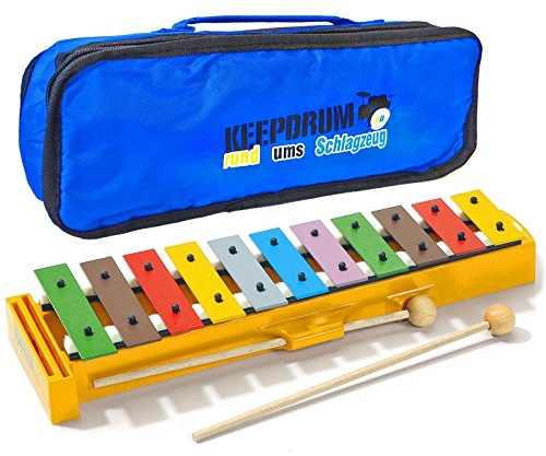 Sonor GS Xylophon Glockenspiel Bunt + keepdrum Bag in Blau