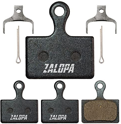 ZALOPA Bromsbelägg för Shimano Ultegra K02Ti, K03Ti, K04S/MX K04Ti, BR R8070, DEORE XT M8100, TIAGRA 4700, METREA U5000-serien, 2 par S38