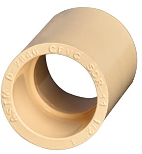 1/2 10pcs CPVC Pipe Fittings SliP to Slip Coupling Adapter for Water Bathroom Plumbing connect (1/2)
