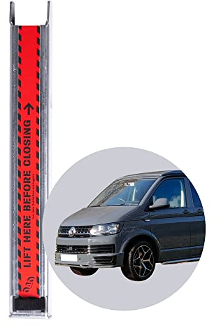 040 Parts Soporte mejorado para portón trasero compatible con VW T5, T6, T7 Transporter o Multivan con amortiguadores anchos Accesorio para soporte de portón trasero