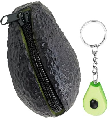 1 porte-monnaie, porte-clés en forme de fruits, mini porte-monnaie, petit porte-monnaie amusant