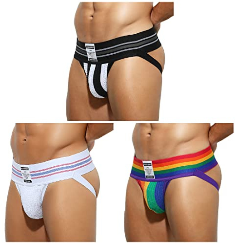 Casey Kevin Jockstrap Hombre Suspensorio Deporte Slips Ropa Interior Sexy String Tanga