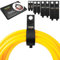 Kabel Organizer Kabelriemen, Hochleistungs-Aufbewahrungsgurte, Verstellbare Kabelhalter Kabelbinder für Verlängerungskabel, Schläuche, Seile, Keller, Werkstatt, Wohnmobil(2S,2M,2L,2XL)(8er-Packs)